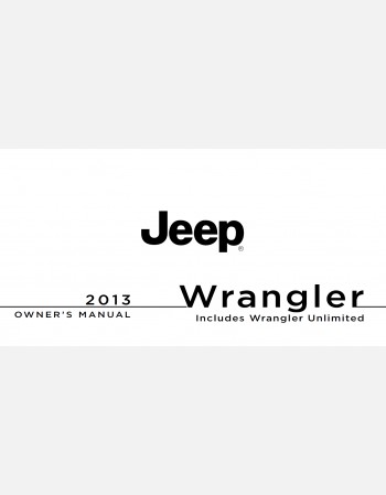 jeep wrangler 2013 owners manual